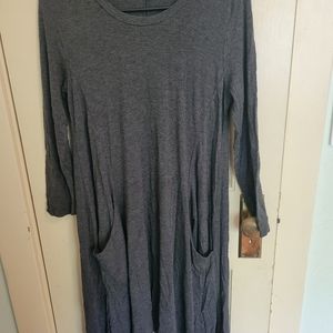 Grey Dress with Pockets